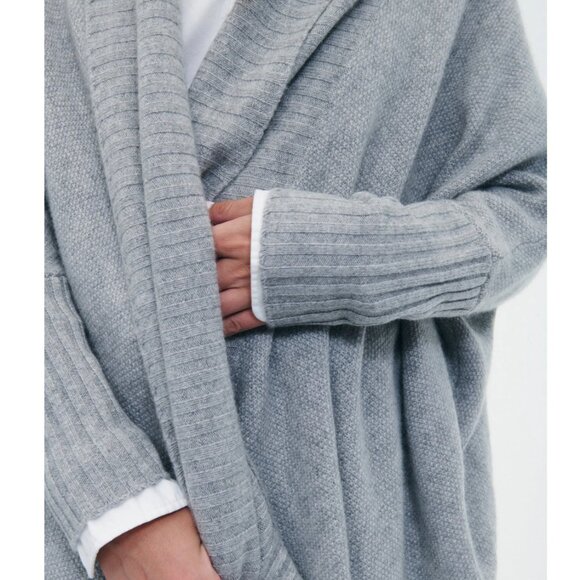 Naadam Cashmere Shawl Collar Cocoon Cardigan - Picture 1 of 10